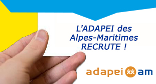 L'ADAPEI des Alpes-Maritimes recrute !