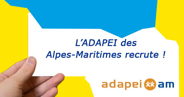 L'ADAPEI des Alpes-Maritimes recrute