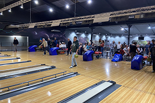 Soirée en famille au bowling d’Antibes