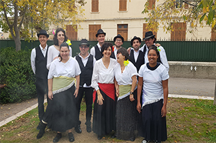 Nouvelle scène au Télèthon de Vallauris pour les danseurs  du Foyer le Roc