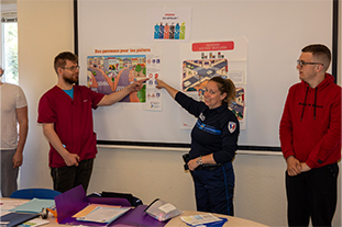 Des ateliers pratiques avec la Police municipale de Menton
