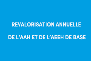 Revalorisation annuelle de l’AAH et de l’AEEH de base