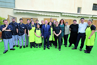 Visite de Monsieur Eric CIOTTI au Restaurant l'O3